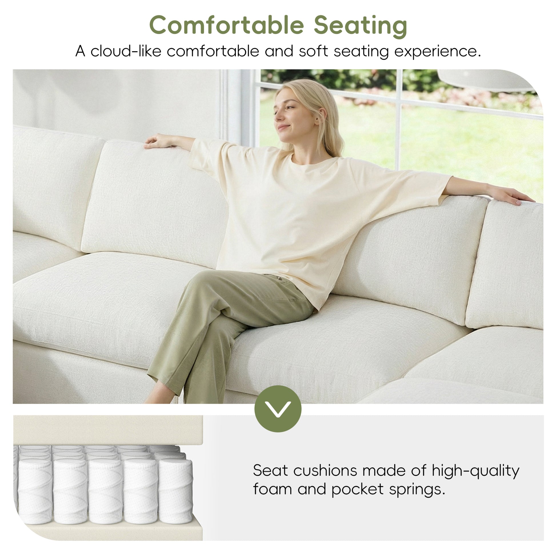 variant-group:rf-n723s9792a|Roomfitters 129 Inch Oversized U-Shaped Modular Sectional Sofa, Large Upholstered Living Room Seating Couch Furniture, White