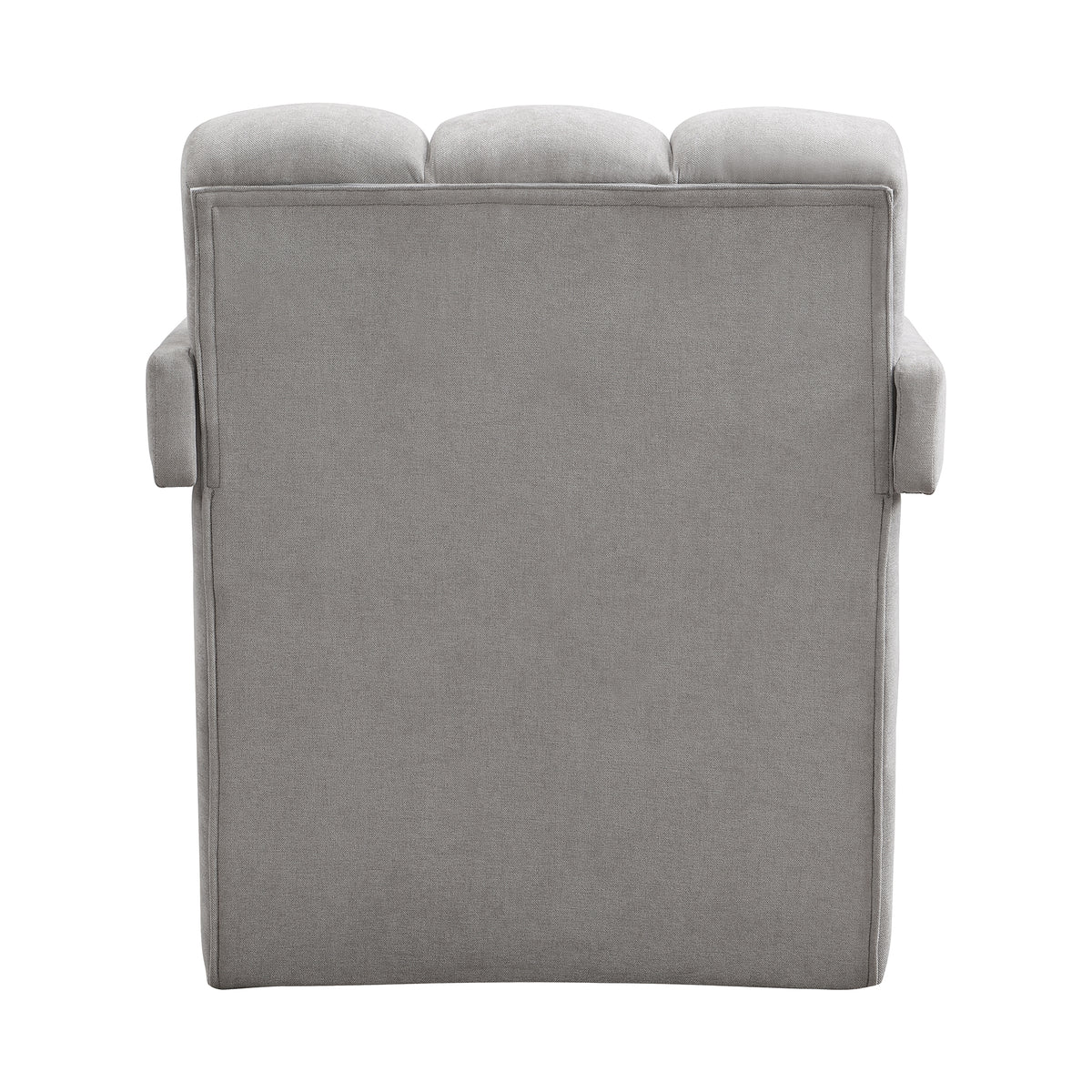 variant-group:rf-n724sj000138aae|Roomfitters Modern Minimalist Armchairs with L-Shaped Armrests and Polyester Upholstery, Set of 2, Gray