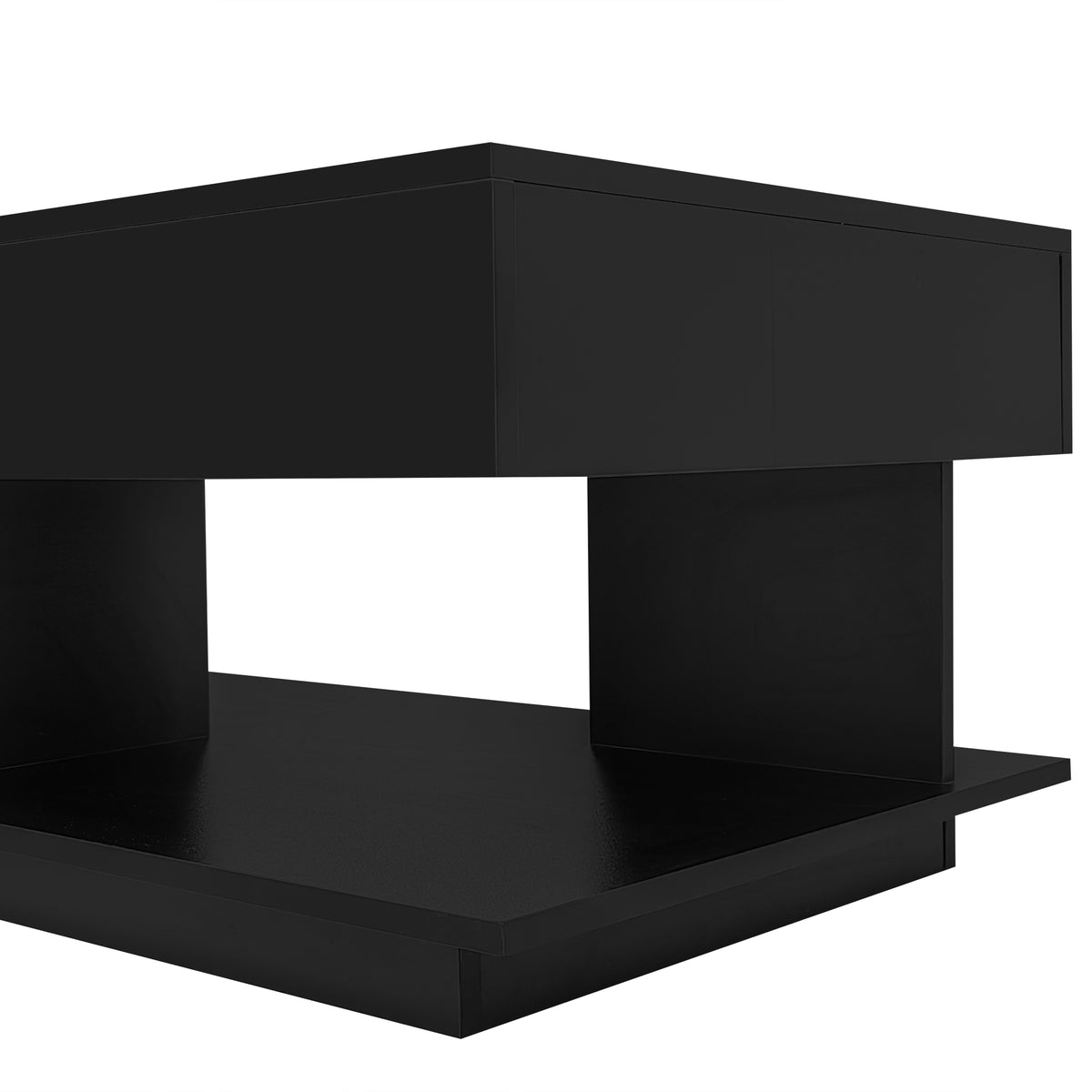 variant-group:rf-n724p290061b|Roomfitters Extendable Coffee Table with Hidden Storage and Compartments, Adjustable Multifunctional Center Table, Black