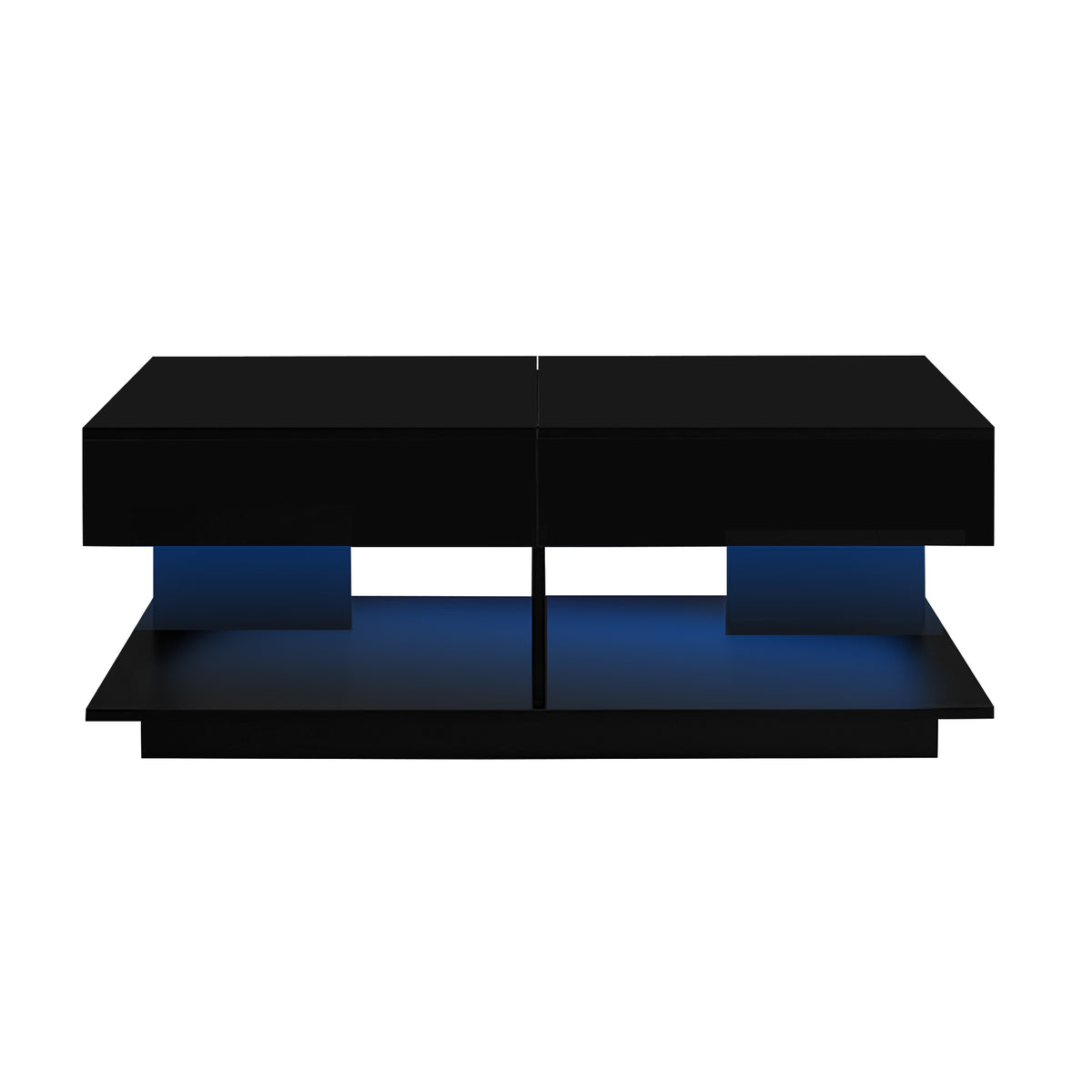 variant-group:rf-n724p290061b|Roomfitters Extendable Coffee Table with Hidden Storage and Compartments, Adjustable Multifunctional Center Table, Black