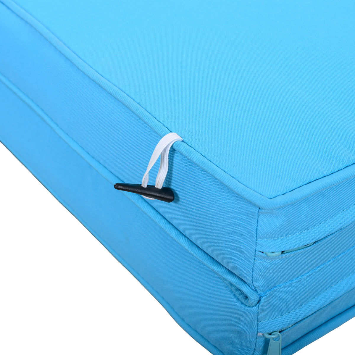 variant-group:rf-n711wy000485aac|Roomfitters Blue HDPE Wicker Outdoor Double Sunbed, Steel Frame Patio Chaise, Hidden Side Tables, Canopy Shade