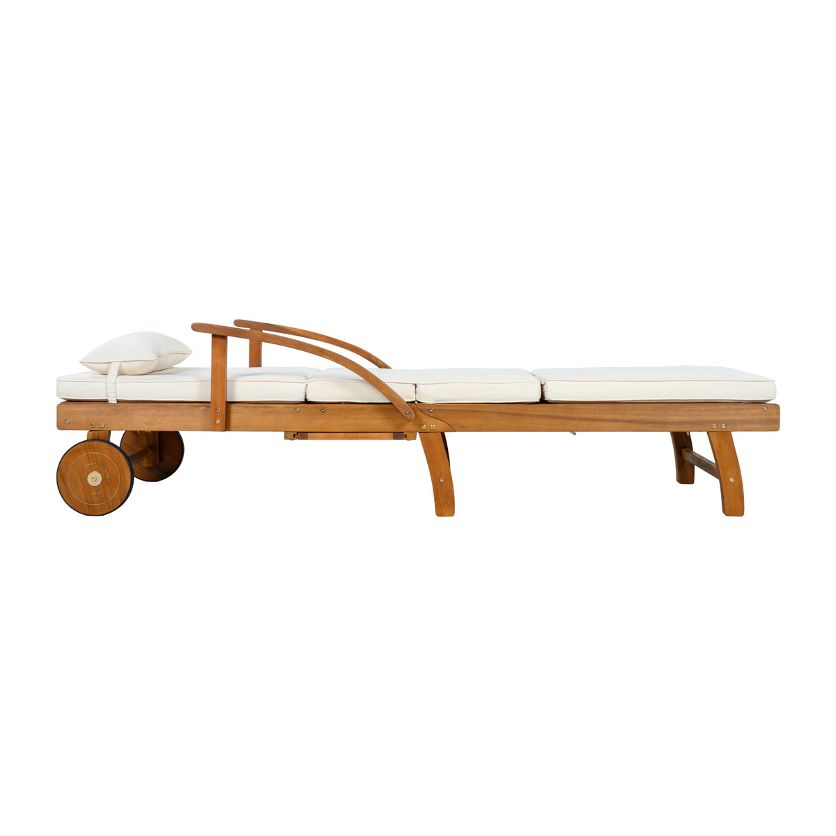 variant-group:rf-n711wy000482aaa|Roomfitters 77.5-Inch Adjustable Acacia Wood Outdoor Lounge Chairs, Set of 2 Reclining Chaise Loungers, Beige Cushions