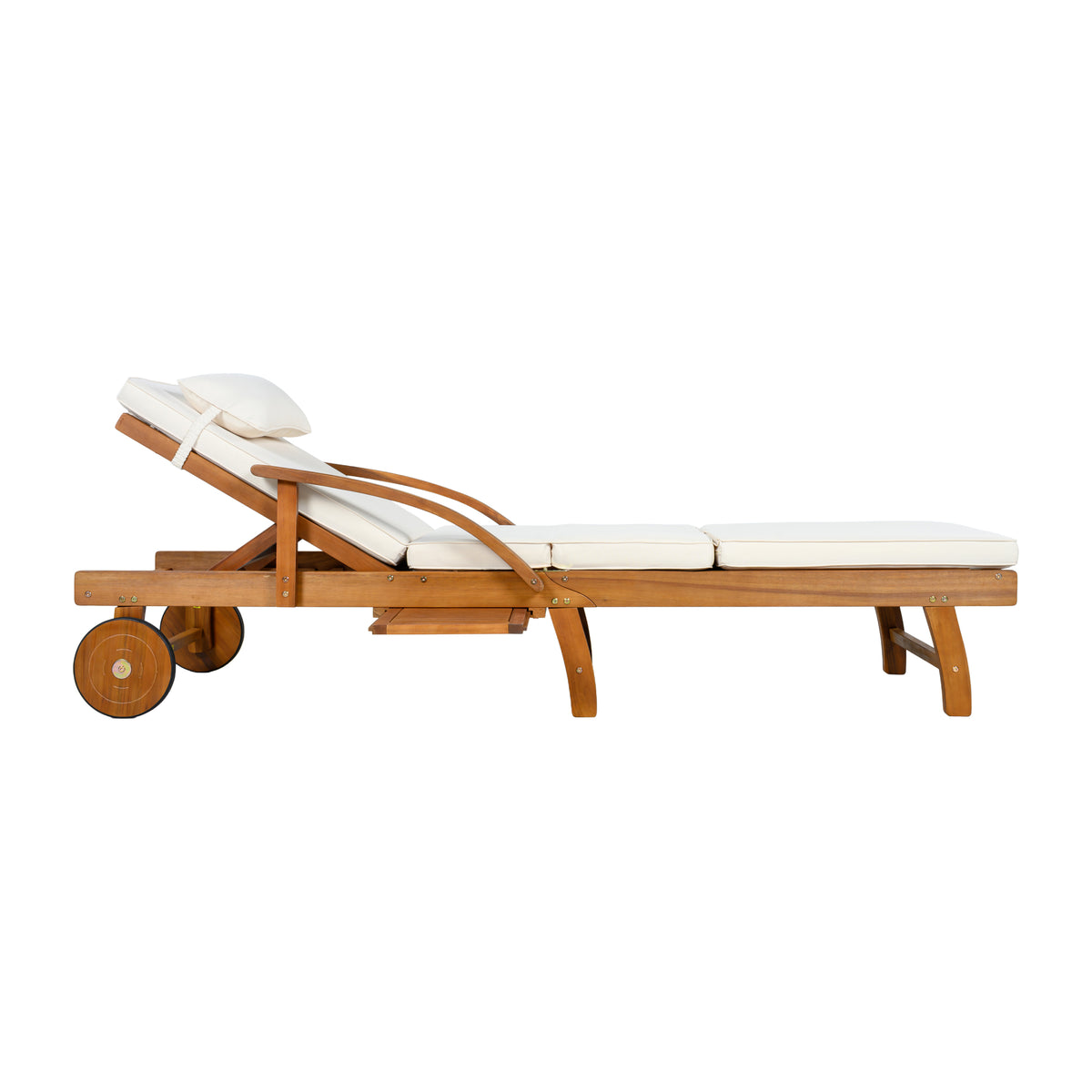 variant-group:rf-n711wy000482aaa|Roomfitters 77.5-Inch Adjustable Acacia Wood Outdoor Lounge Chairs, Set of 2 Reclining Chaise Loungers, Beige Cushions