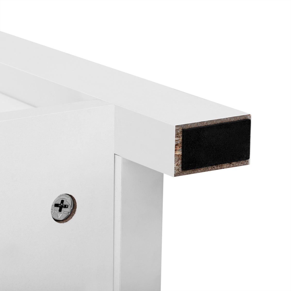 variant-group:rf-n711p347377k|Roomfitters 55.1" Storage Cabinet with 4 Drawers and Sliding Barn Doors, Farmhouse Sideboard Buffet for Kitchen & Dining, White