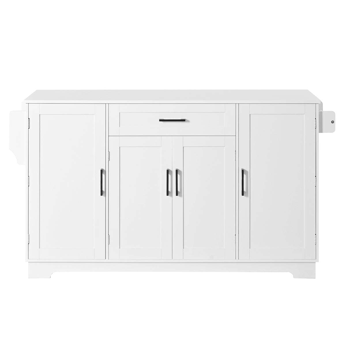 variant-group:rf-n711p437643k|Roomfitters Modern Contemporary White Melamine MDF Sideboard Buffet Cabinet Dining Room Storage Kitchen Credenza