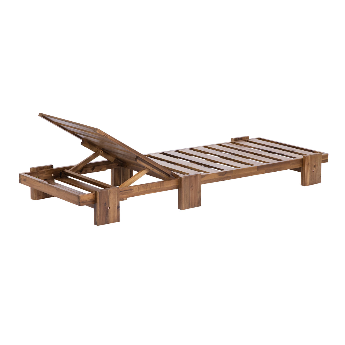 variant-group:rf-n711wy000473aae|Roomfitters 78.8" Outdoor Patio Chaise Lounge Chair with Adjustable Backrest and Side Table for Poolside & Garden, Dark Gray
