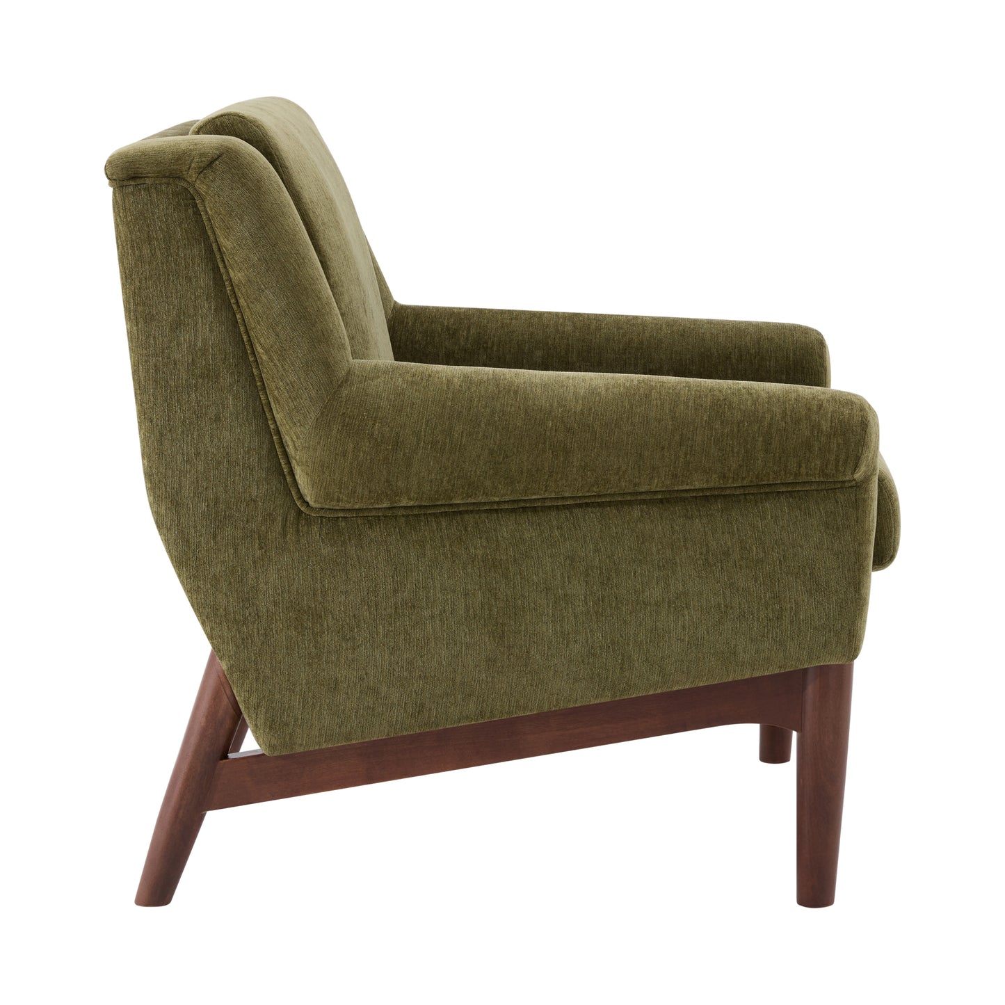 variant-group:rf-n723p426251g|Roomfitters Mid-Century Modern Textured Upholstered Accent Chair, Comfy Armchair with Sturdy Solid Wood Legs for Home, Green