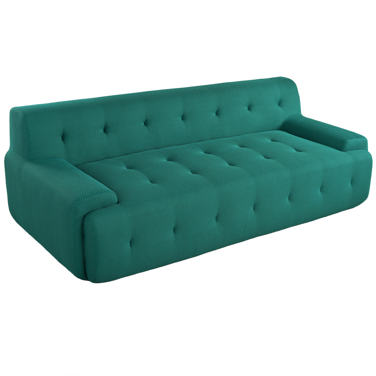 variant-group:rf-n711p206619c|Roomfitters 86.2" Modern Tufted Upholstered Sofa, 3-Seater Compression Couch for Living Room, Green