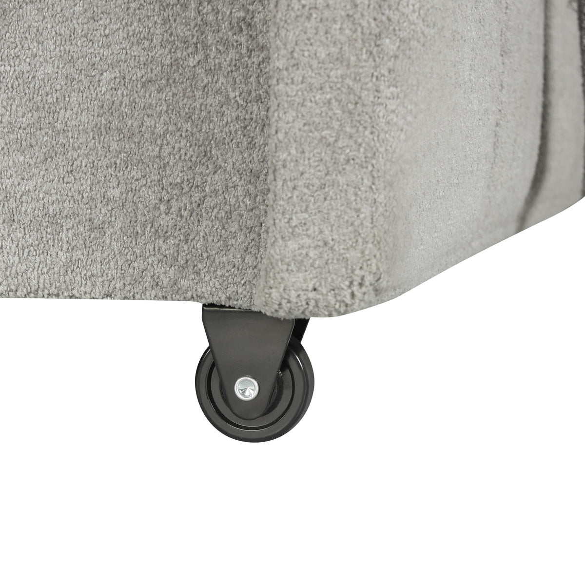 variant-group:rf-n711wy000467aae|Roomfitters 90" L-Shaped Sectional Sleeper Sofa with Storage Chaise and Pull Out Bed, Fold Down Cup Holder Table, Grey