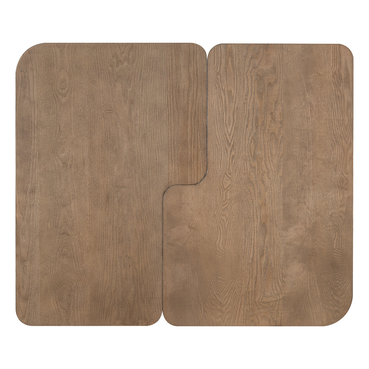 variant-group:rf-n724p232174d|Roomfitters Minimalist Coffee Table Set, Rectangular Center Table with Two-Tone Design, Natural
