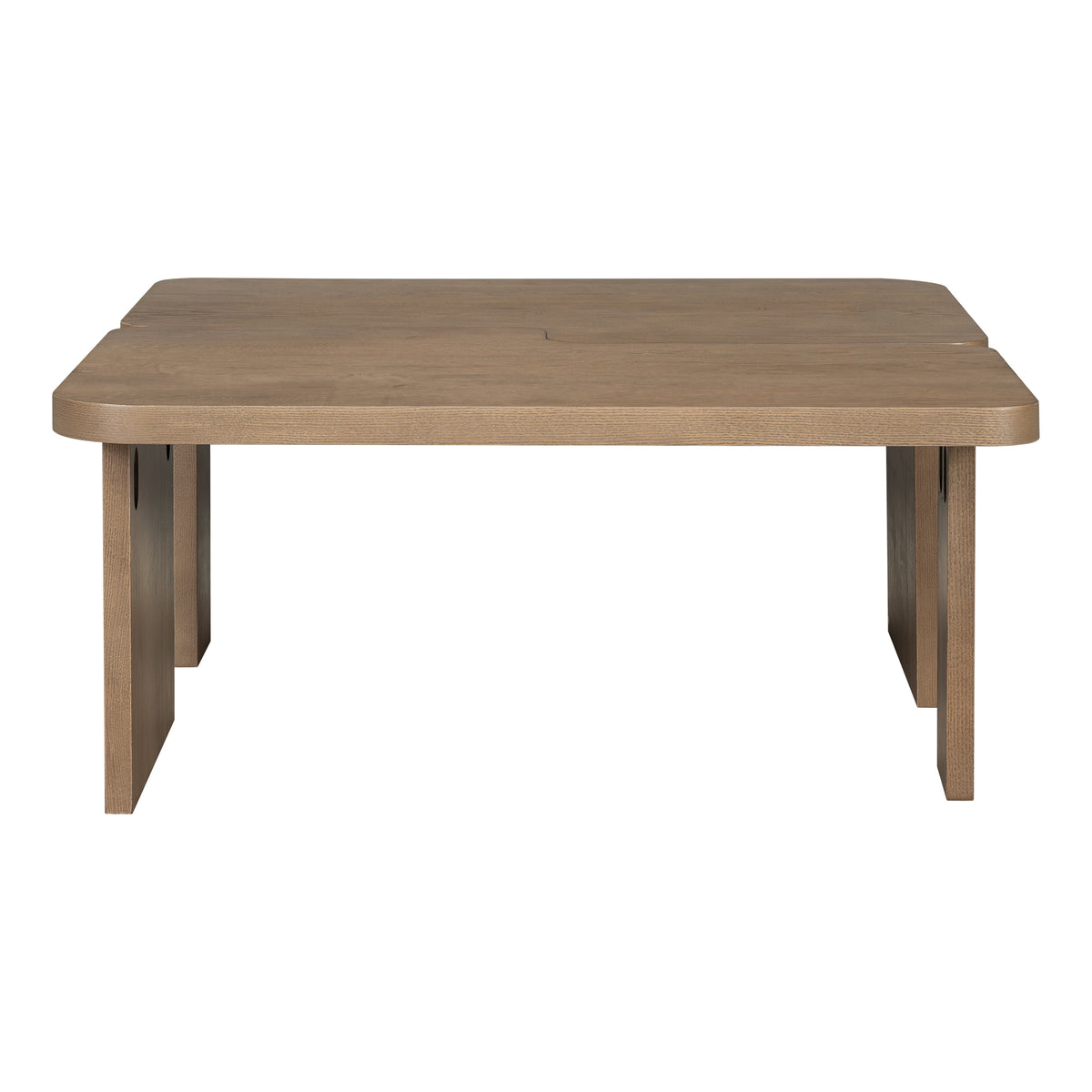 variant-group:rf-n724p232174d|Roomfitters Minimalist Coffee Table Set, Rectangular Center Table with Two-Tone Design, Natural
