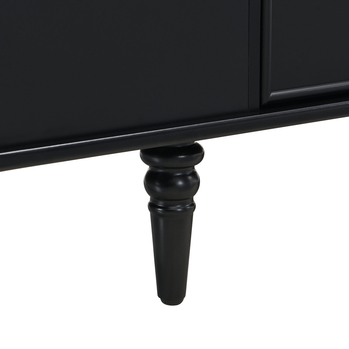variant-group:rf-n724p286418b|Roomfitters Modern Rectangle Coffee Table with 4 Drawers and Hidden Side Storage, Solid Wood Legs, Black