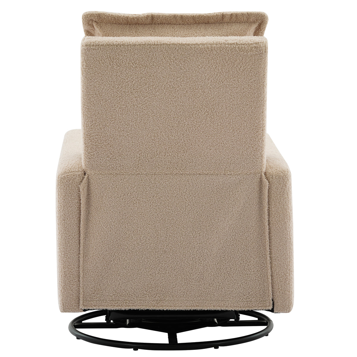 variant-group:rf-n701p348238o|Roomfitters Swivel Rocker Recliner Chair, Glider Rocking Armchair, Teddy Fleece Nursery Reclining Lounge Accent Chair, Oatmeal