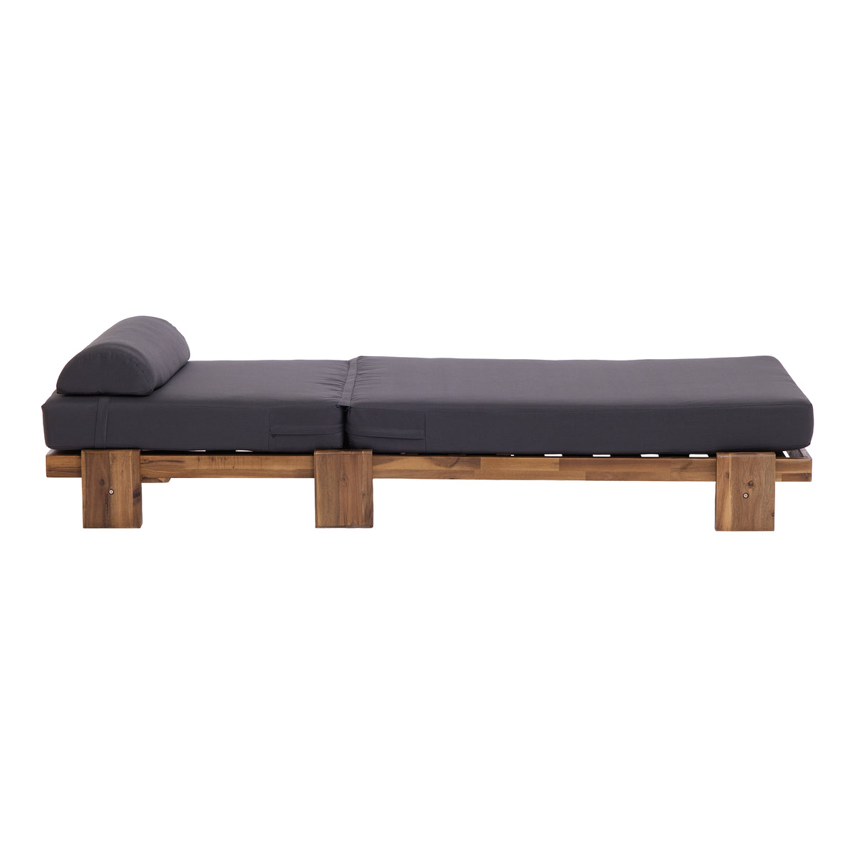variant-group:rf-n711wy000473aae|Roomfitters 78.8" Outdoor Patio Chaise Lounge Chair with Adjustable Backrest and Side Table for Poolside & Garden, Dark Gray