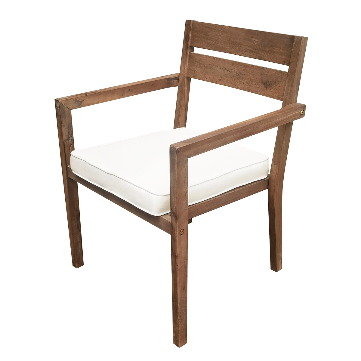 variant-group:rf-n711wy000459aad|Roomfitters 7-Piece Acacia Wood Outdoor Dining Set with Cushions, 6 Armchairs and Rectangular Table for Patio Garden, Burly Wood