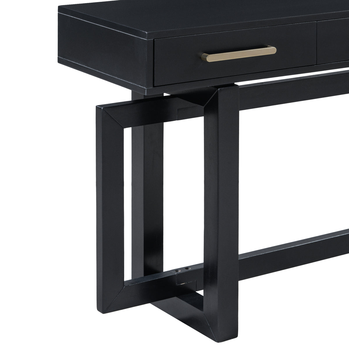 variant-group:rf-n711p175776b|Roomfitters Elegant Console Table with Three Drawers, Extra Long Entryway Table for Hallways, Living Rooms, or Foyers, Offering Ample Storage and Timeless Style, Black