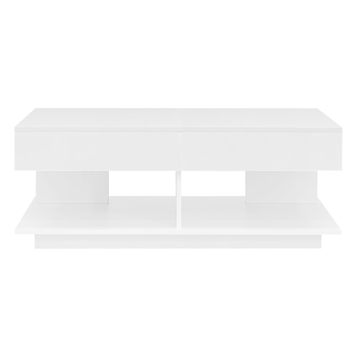 variant-group:rf-n724p290061k|Roomfitters Extendable Coffee Table with Hidden Storage and Compartments, Adjustable Multifunctional Center Table, White