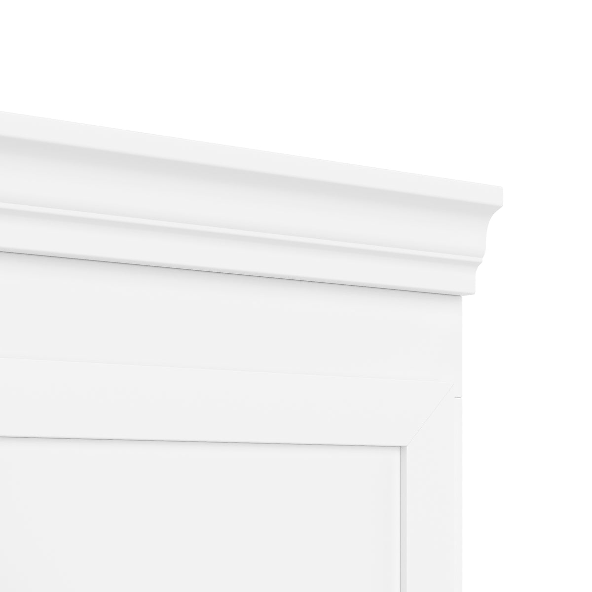 variant-group:rf-n724sj000140aak|Roomfitters 85.2" Hall Tree with Bench, 3 Hooks, 4 Doors, 1 Drawer and Adjustable Storage Shelves, White