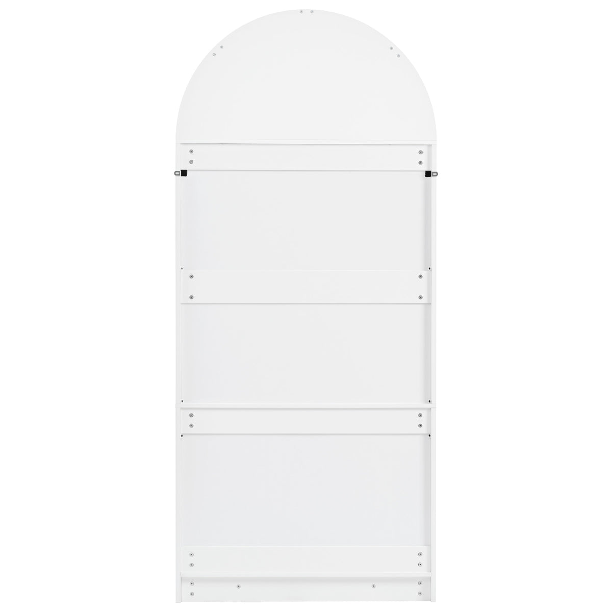 variant-group:rf-n707s000020w|Roomfitters 72" Tall Arched Kitchen Pantry Cabinet with Fluted Doors & Hidden Drawer, White