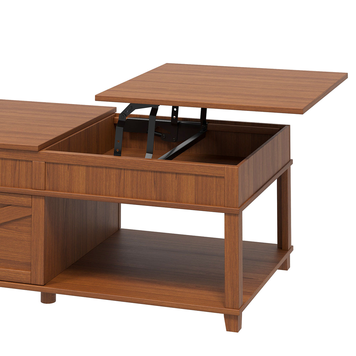 variant-group:rf-n724p401355e|Roomfitters Lift-Top Coffee Table with Hidden Storage and Open Lower Shelf, Apricot Brown