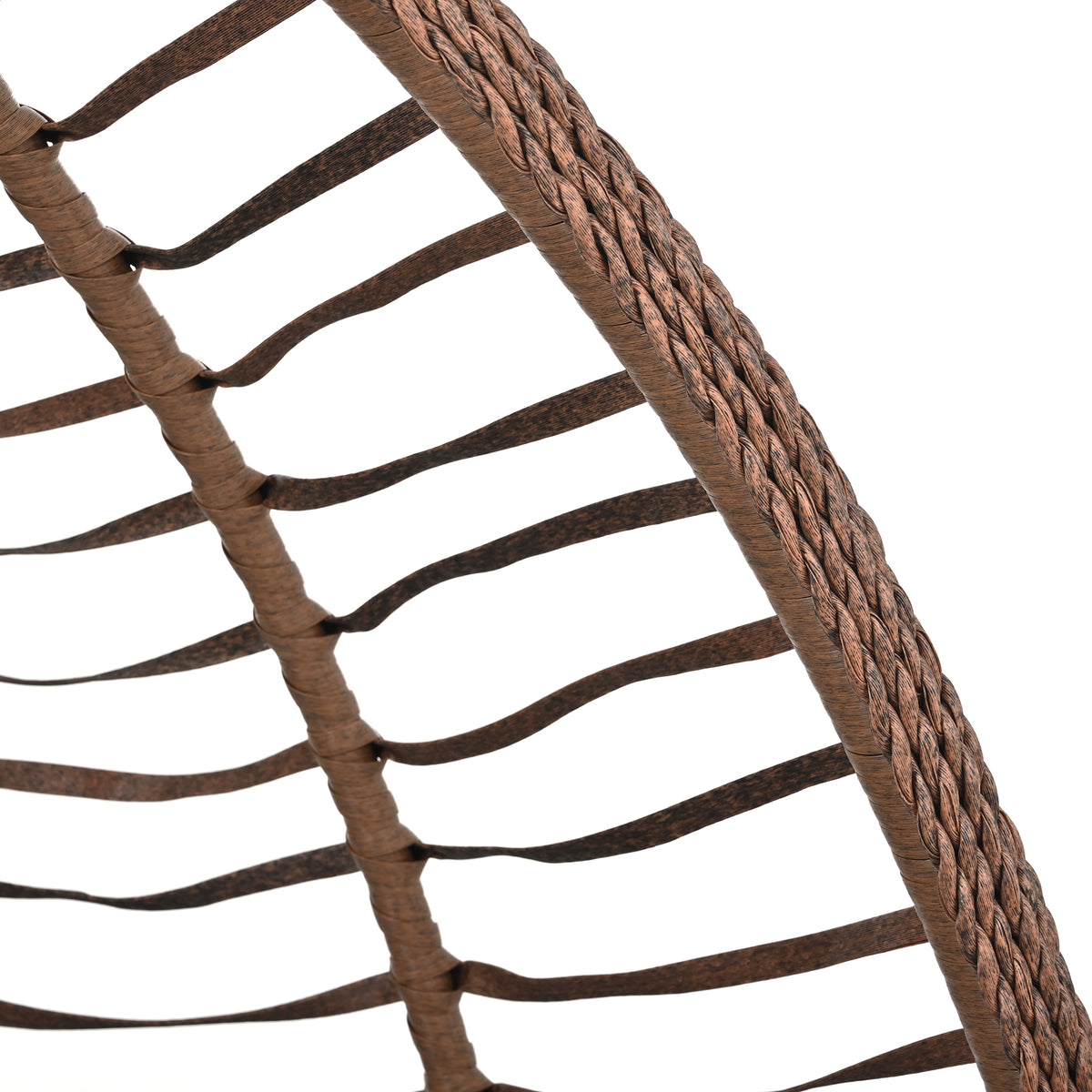 variant-group:rf-n711p389502g|Roomfitters Indoor Outdoor Hanging Egg Hammock Chair with Stand, Wicker Rattan Swing for Patio and Bedroom, Brown+Gray