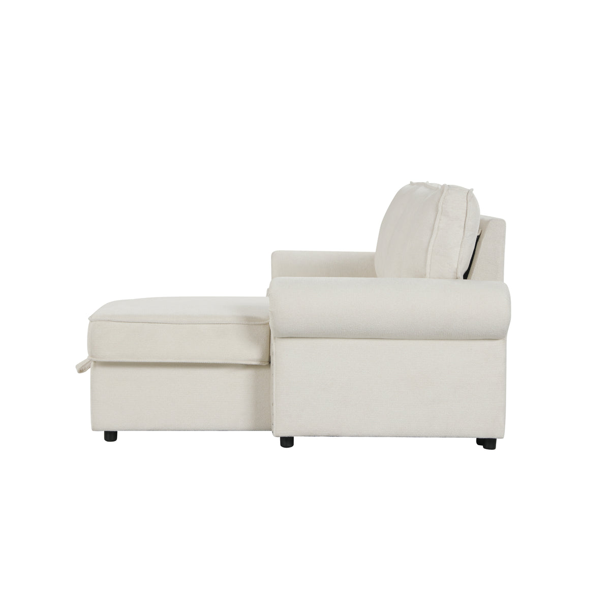 variant-group:rf-n711wy000466aaa|Roomfitters 95" Convertible Sectional Sleeper Sofa L-Shaped Couch with Storage Chaise and Pull Out Bed for Living Room, Beige