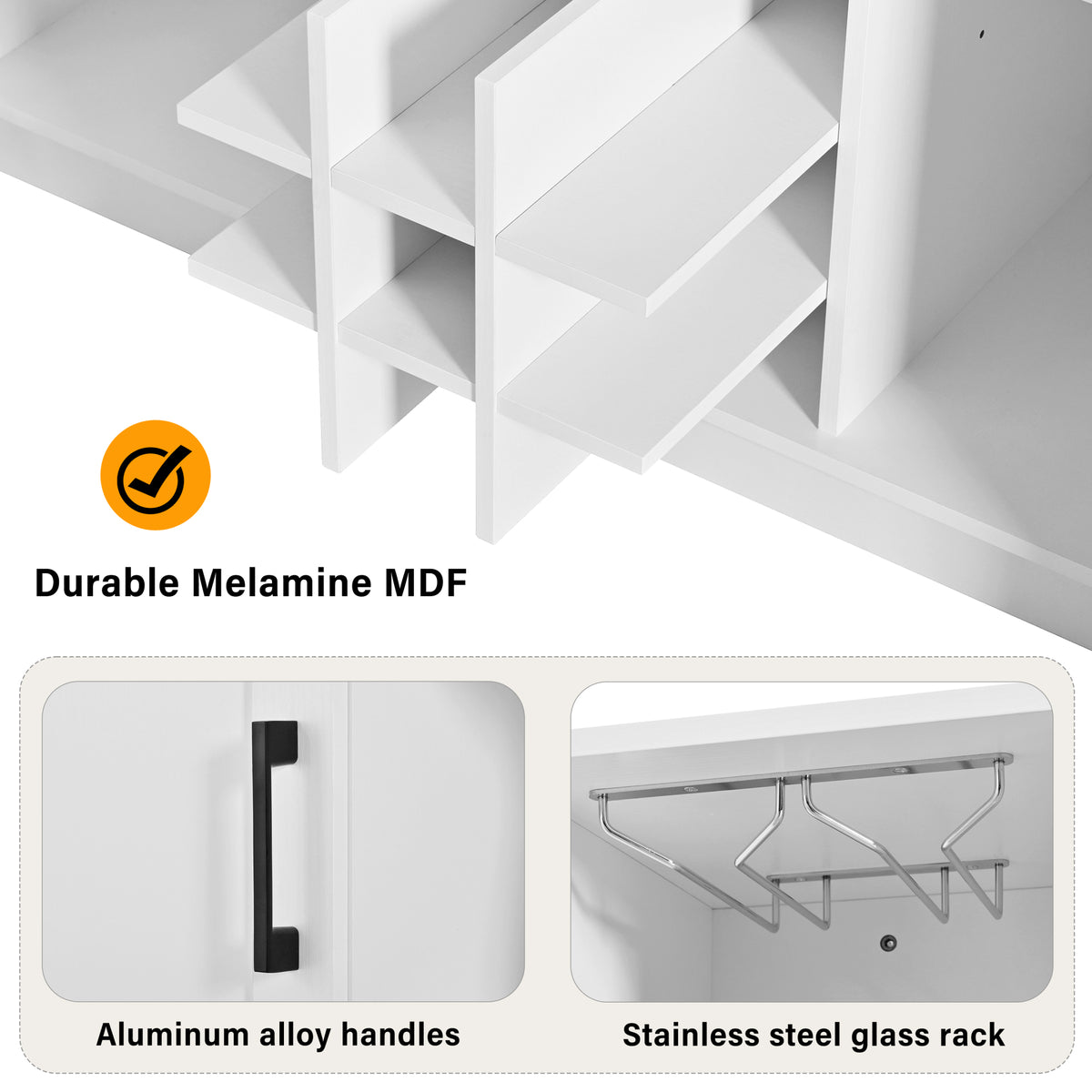variant-group:rf-n711p437715k|Roomfitters 47.2-Inch Counter Height Bar Cabinet, White Sideboard Buffet Table, Foldable Drop Leaf, Built-In Power