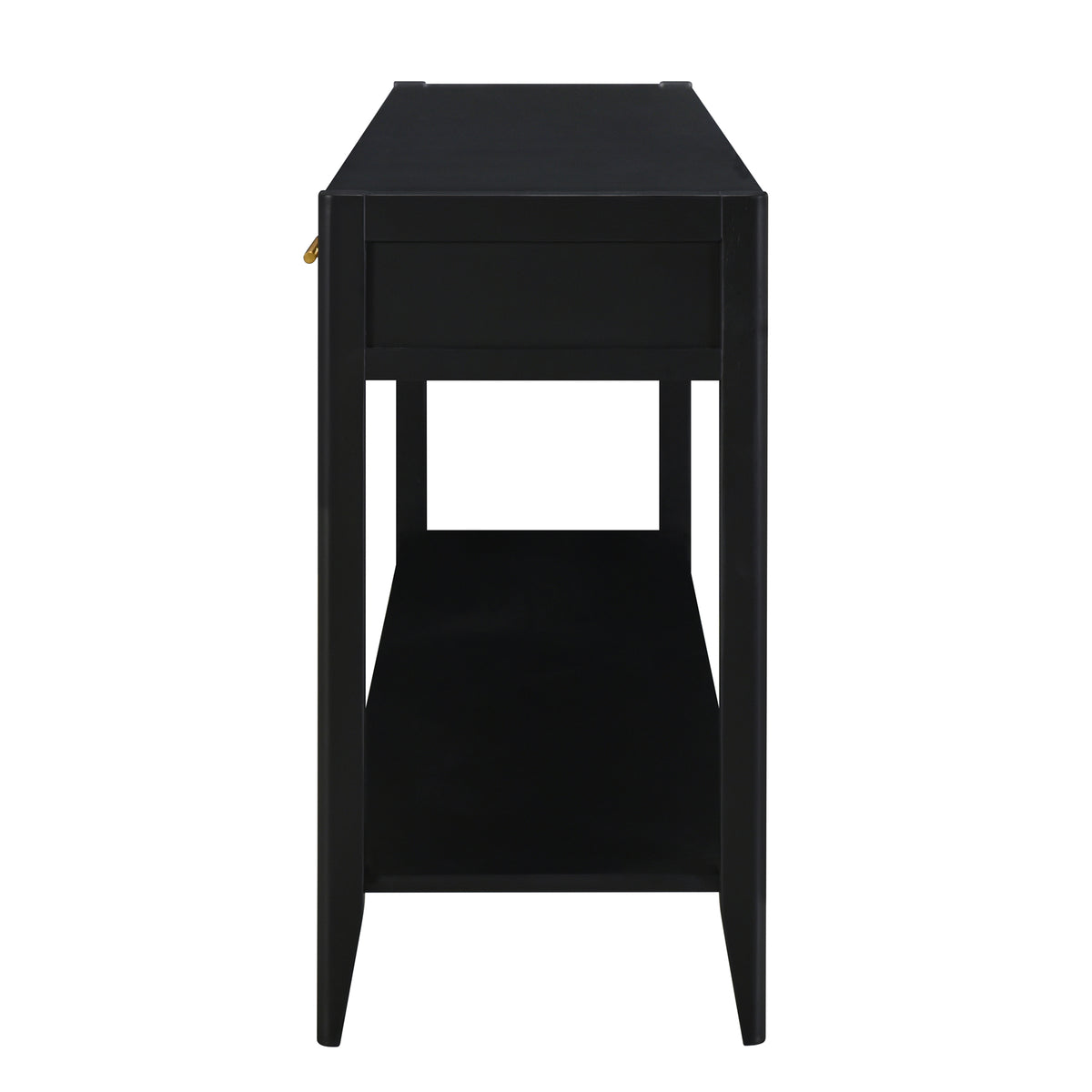 variant-group:rf-n711p190531b|Roomfitters Entryway Console Table with Vertical Stripe Pattern and Long Legs, Storage for Hallway, Black