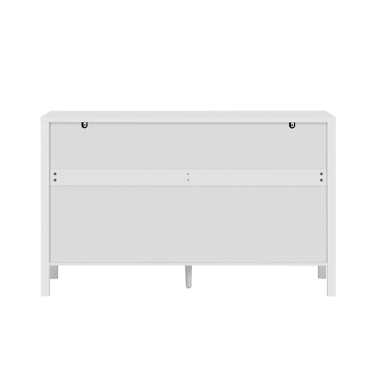 variant-group:rf-n711p345170k|Roomfitters 57.5" Sideboard Buffet Cabinet with 3 Door Mid-century Modern Fluted Storage for Kitchen & Dining Room, White