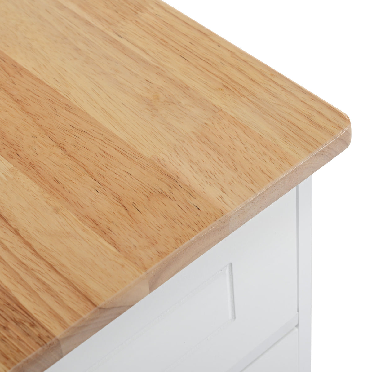 variant-group:rf-n707p221571w|Roomfitters Fluted Kitchen Island with Trash Can Cabinet, Power Outlet, Storage Rack, Rolling Cart with Open Side Racks, White
