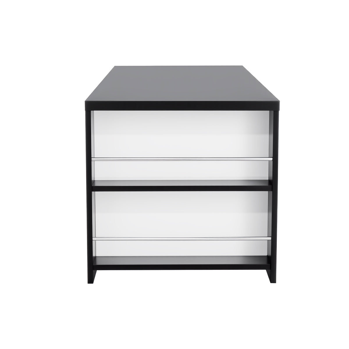 variant-group:rf-n724p351732k|Roomfitters Farmhouse Lift Top Coffee Table with Barn Doors and Outlets, White & Black