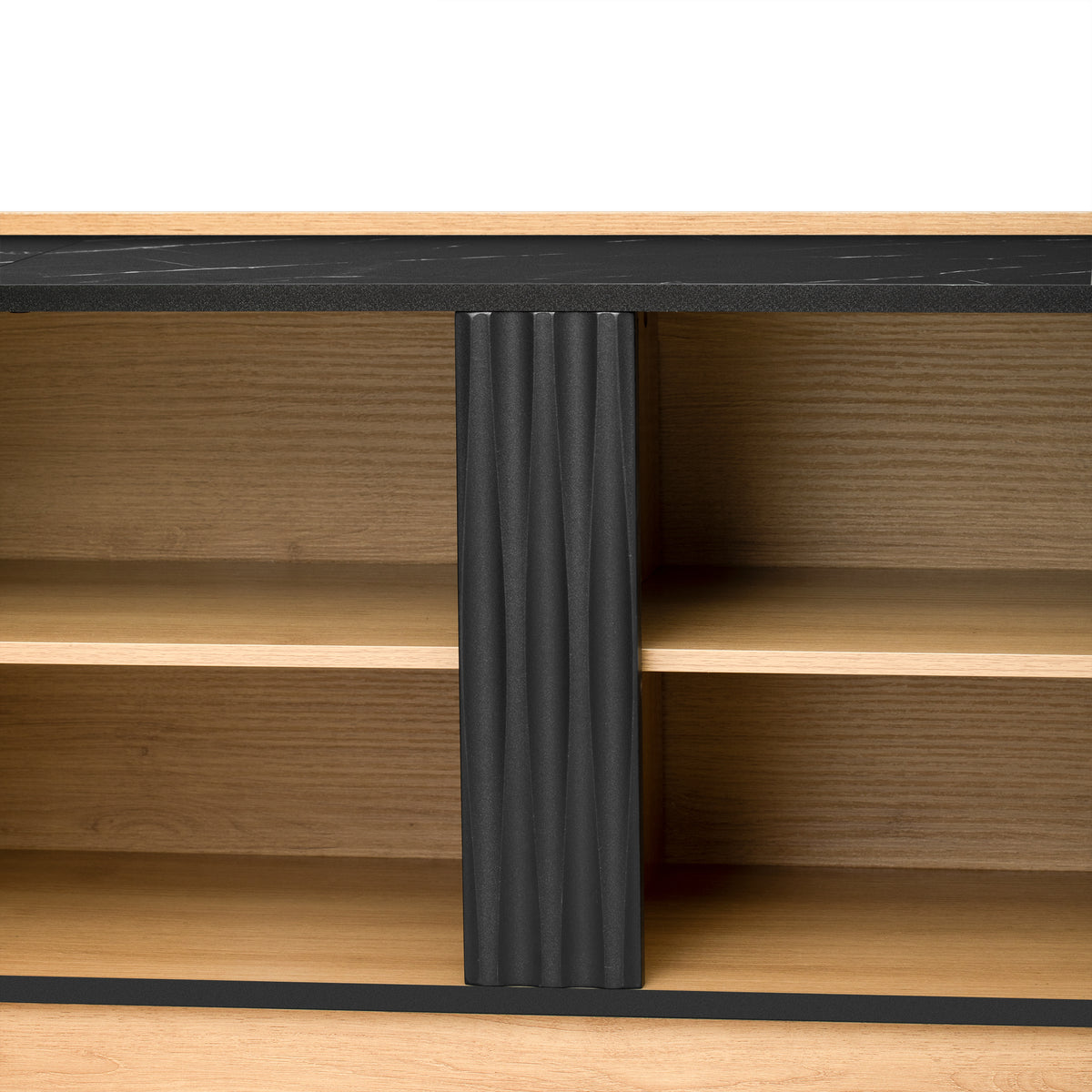 variant-group:rf-n724p426854m|Roomfitters Modern Storage Cabinet Credenza TV Media Console, Oak Finish
