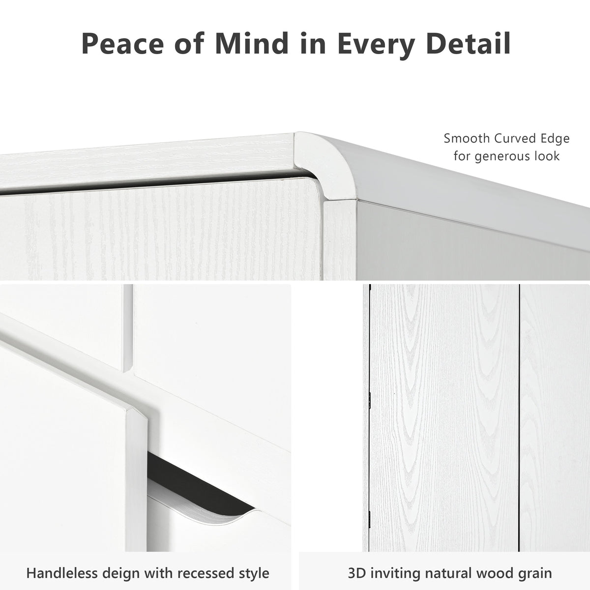 variant-group:rf-n707s000021w|Roomfitters 72" Tall Farmhouse Kitchen Pantry Cabinet with Curved Profile & 8 Door Shelves, White