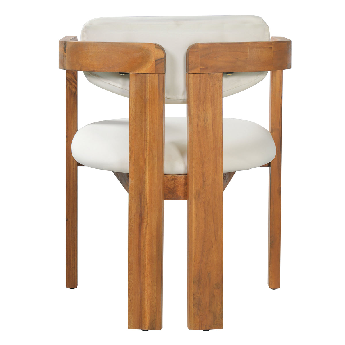 variant-group:rf-n704g201258a|Roomfitters 5-Piece Outdoor Acacia Wood Round Dining Set with Ergonomic Barrel Armchairs Beige Cushions