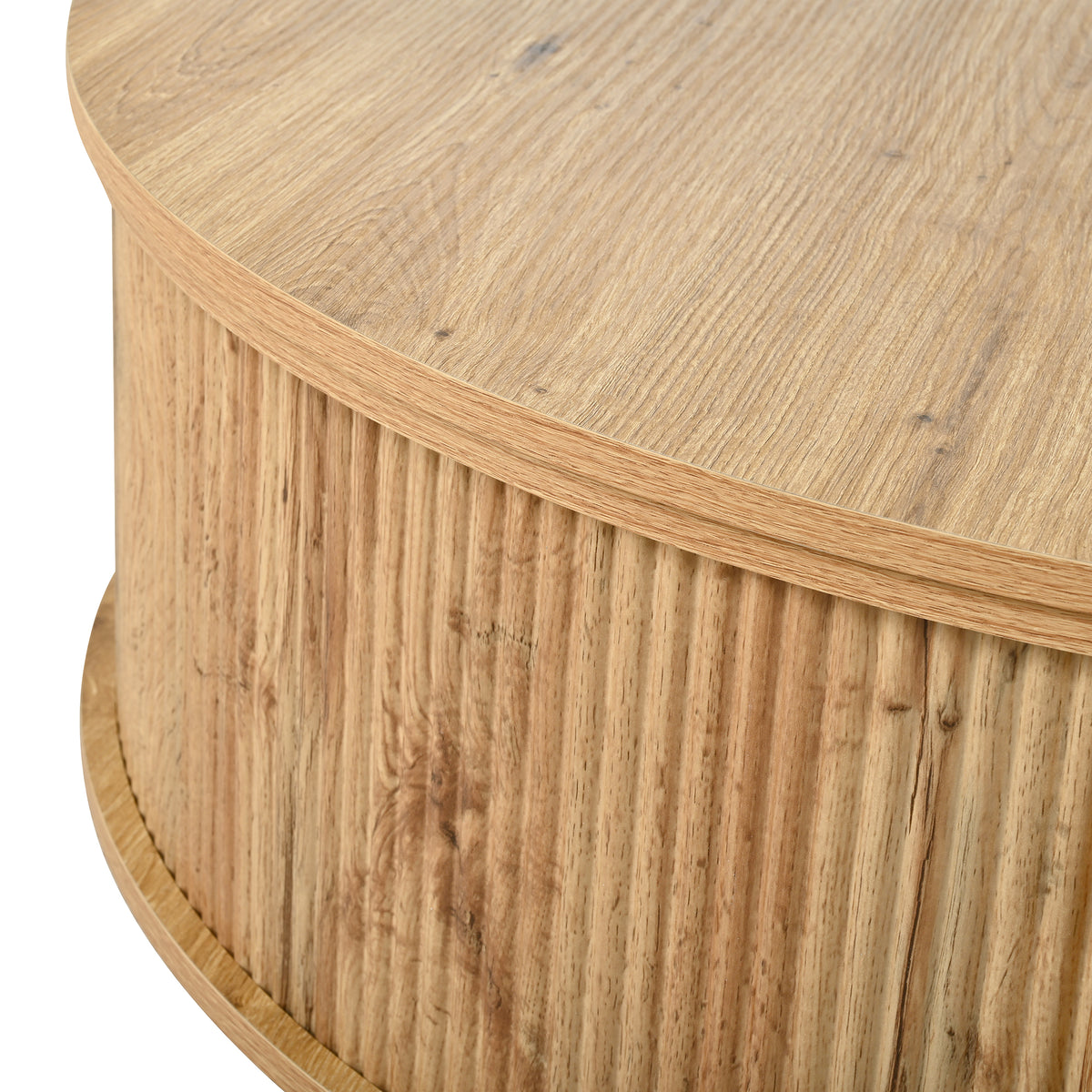 variant-group:rf-n724p416053d|Roomfitters Minimalist Round Lift-Top Coffee Table with Side Sliding Door, Acacia Wood