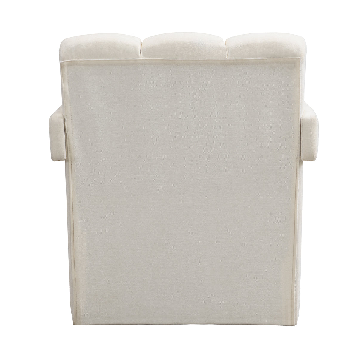 variant-group:rf-n724sj000138aaa|Roomfitters Modern Minimalist Armchairs with L-Shaped Armrests and Polyester Upholstery, Set of 2 , White