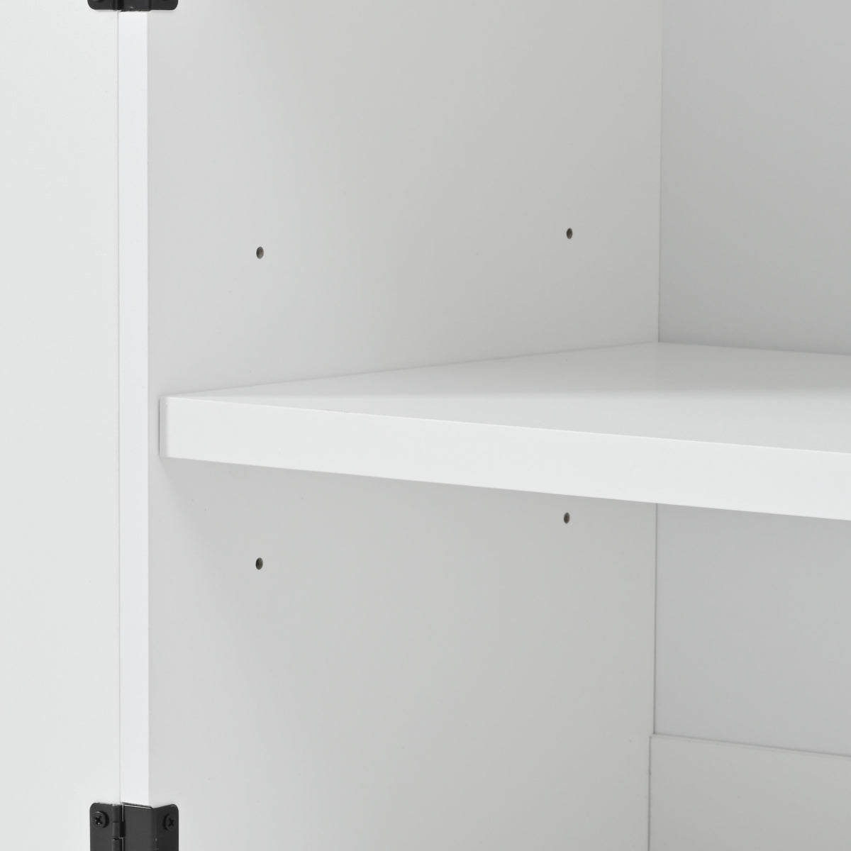 variant-group:rf-n707s000020w|Roomfitters 72" Tall Arched Kitchen Pantry Cabinet with Fluted Doors & Hidden Drawer, White