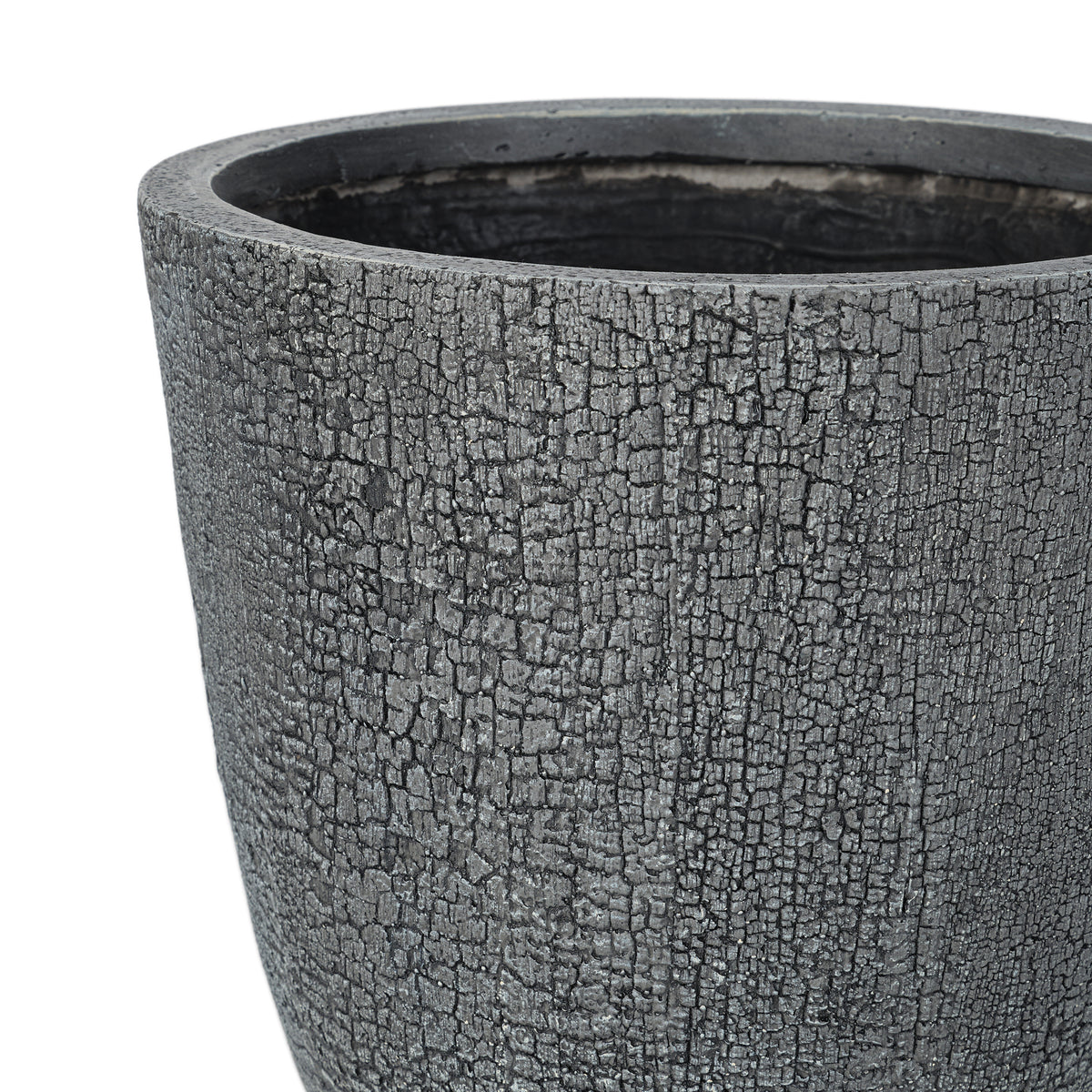 variant-group:rf-n711p406660e|Roomfitters Lightweight MGO Planter Set of 3, Round Weather Resistant Outdoor Indoor Flower Pots for Garden Patio, Gray