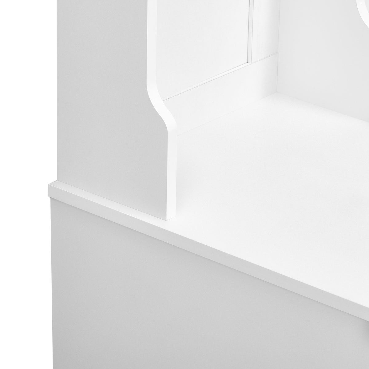 variant-group:rf-n724p235232k|Roomfitters 5-in-1 Entryway Bench with Coat Rack, Hooks, Drawers and Adjustable Shelves, Hall Tree for Hallway or Living Room, White