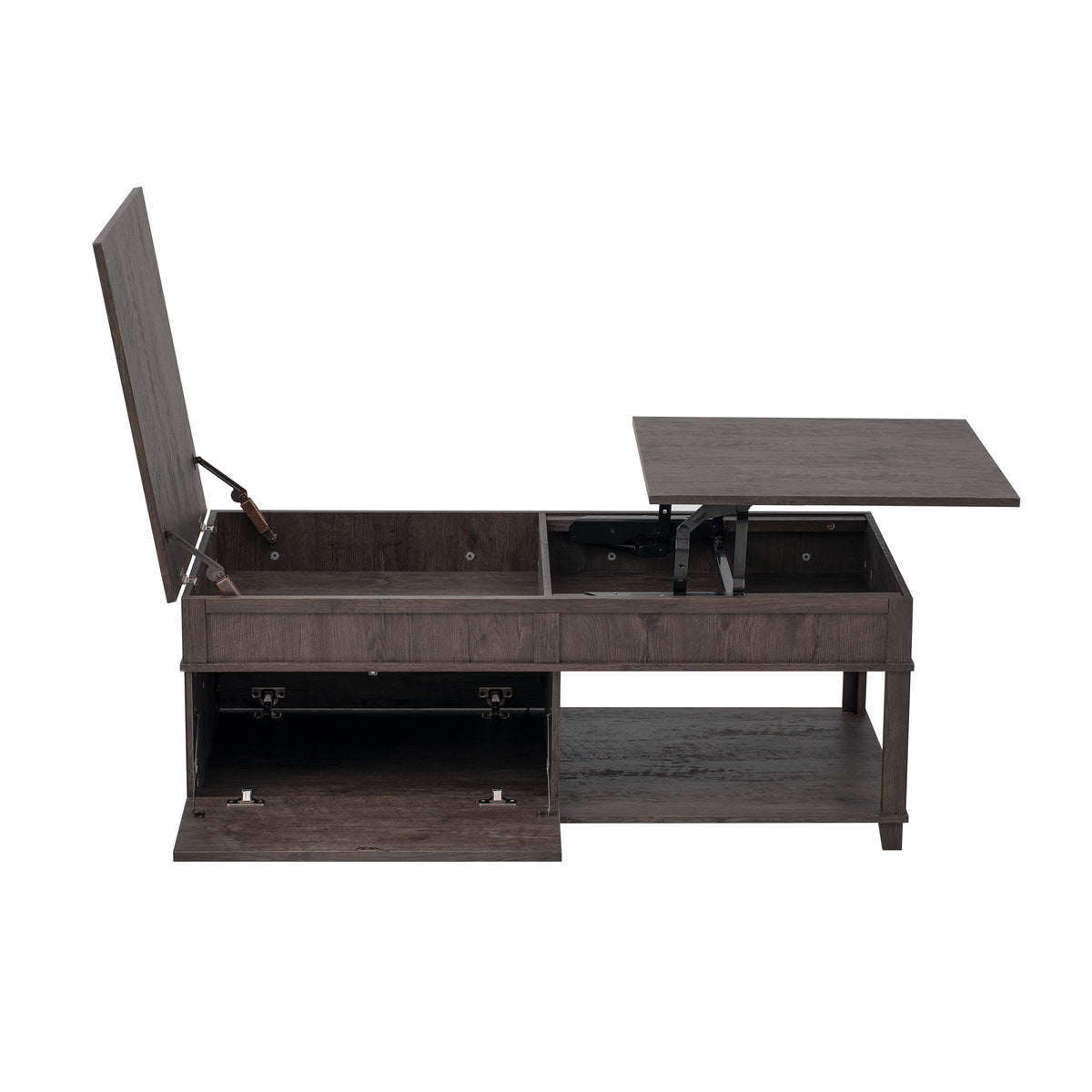 variant-group:rf-n724p401355d|Roomfitters Lift-Top Coffee Table with Hidden Storage and Open Lower Shelf, Antique Brown