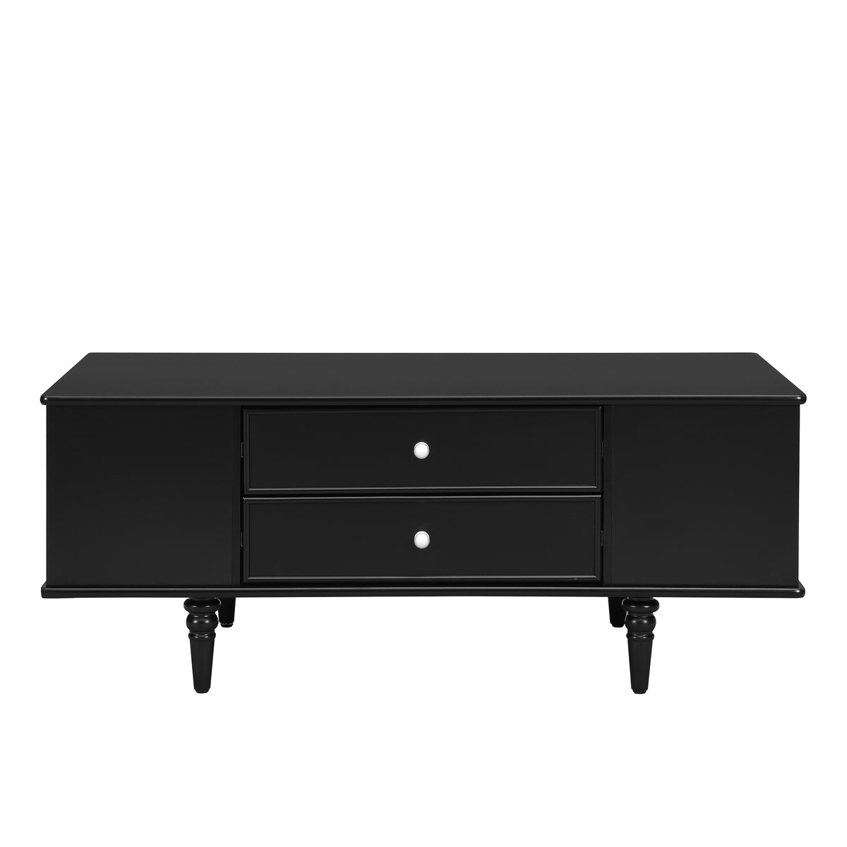 variant-group:rf-n724p286418b|Roomfitters Modern Rectangle Coffee Table with 4 Drawers and Hidden Side Storage, Solid Wood Legs, Black