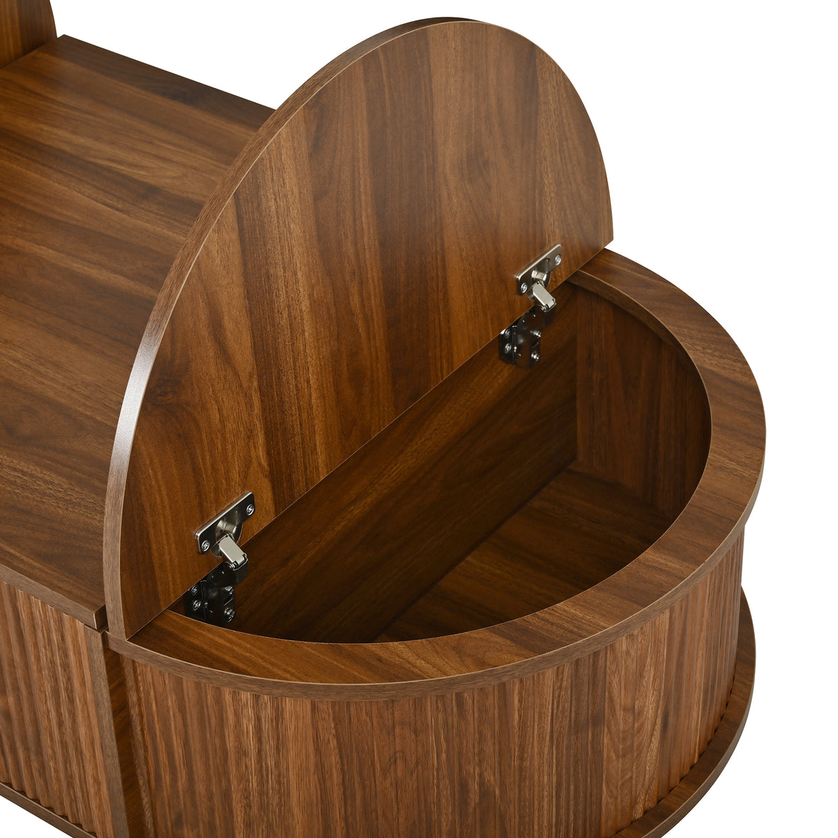 variant-group:rf-n724p416050m|Roomfitters Minimalist Oval Lift-Top Coffee Table with Wood Wave Grain Finish, Antique Brown