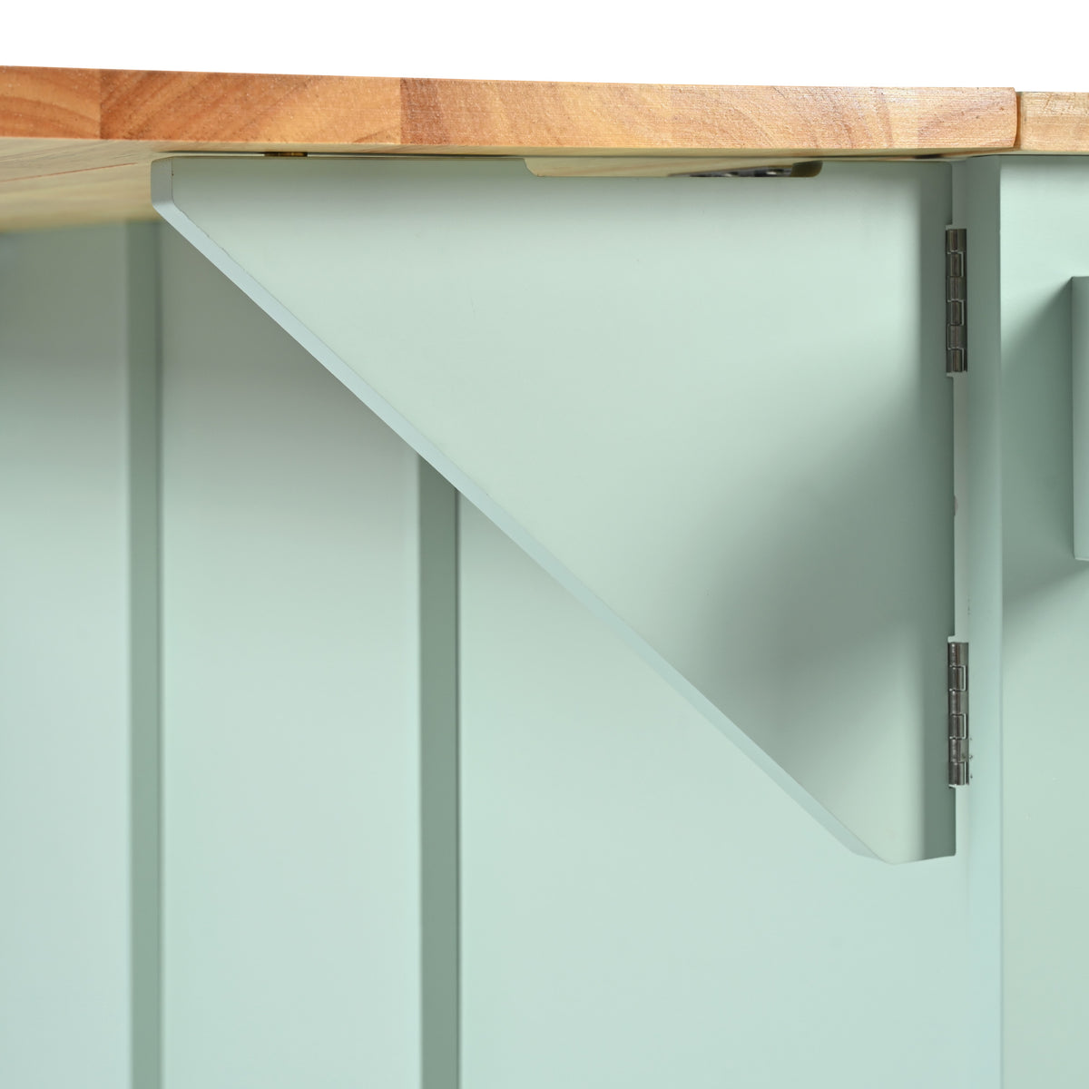 variant-group:rf-n707wf298028aae|Roomfitters Kitchen Cart with Rubber Wood Drop-Leaf Countertop, Cabinet Door Storage Racks, 5-Wheel Kitchen Island with Storage Cabinet & 3 Drawers, Mint Green