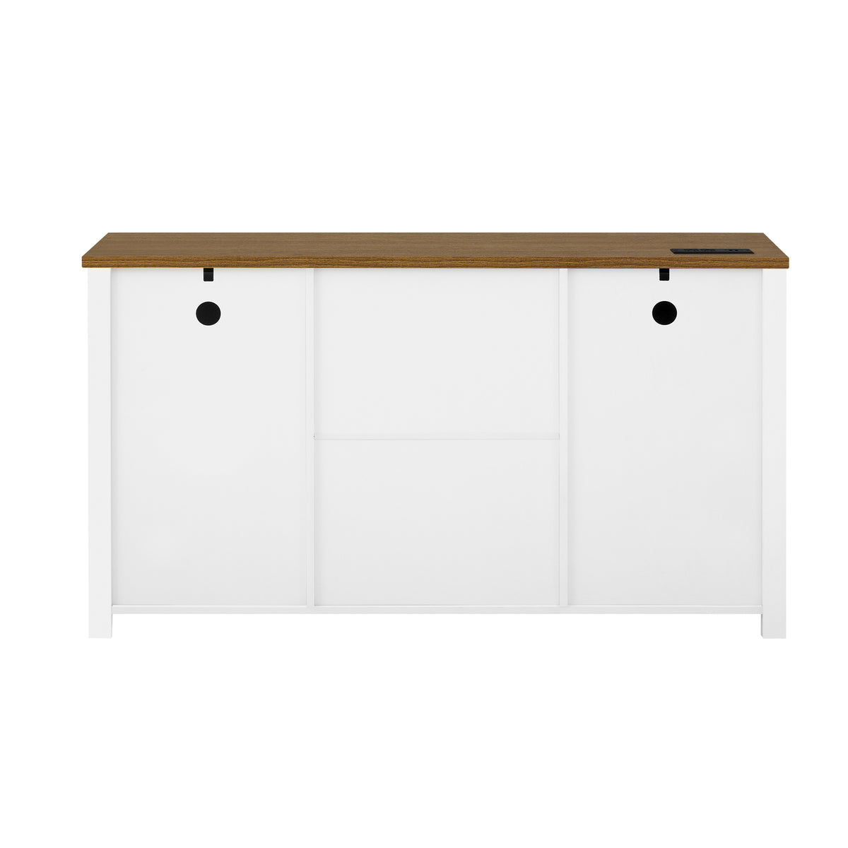 variant-group:rf-n711p347377k|Roomfitters 55.1" Storage Cabinet with 4 Drawers and Sliding Barn Doors, Farmhouse Sideboard Buffet for Kitchen & Dining, White