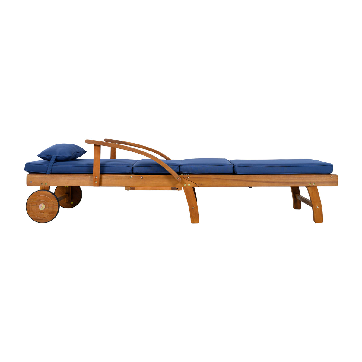 variant-group:rf-n711wy000482aac|Roomfitters 77.5-Inch Adjustable Acacia Wood Outdoor Lounge Chairs, Set of 2 Reclining Chaise Loungers, Navy Cushions