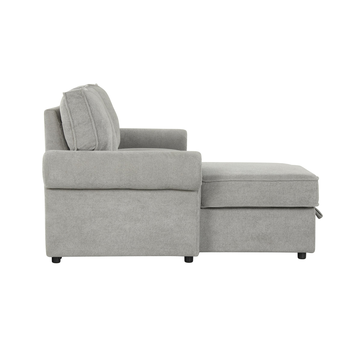 variant-group:rf-n711wy000466aae|Roomfitters 95" Convertible Sectional Sleeper Sofa L-Shaped Couch with Storage Chaise and Pull Out Bed for Living Room, Grey