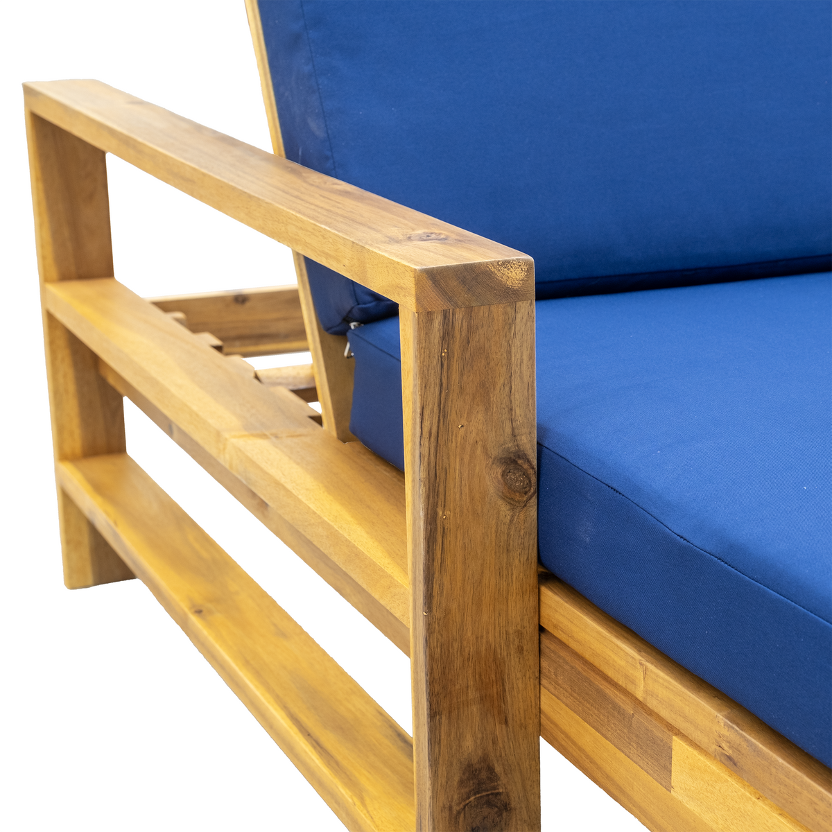 variant-group:rf-n711wy000433aac|Roomfitters Acacia Wood Adjustable Backrest Outdoor Lounge Chair for Gardens, Terraces, Poolside Areas, Natural+Blue