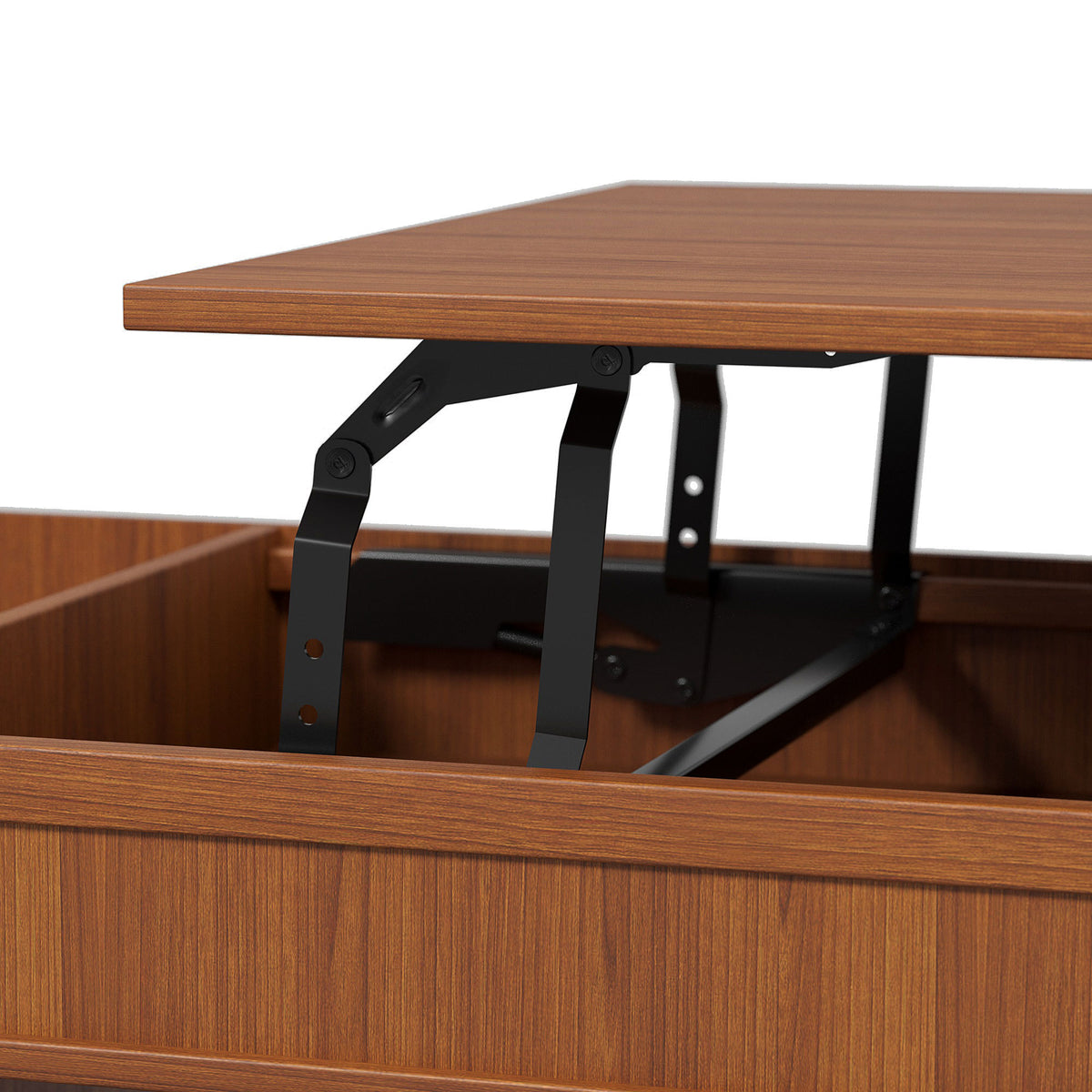 variant-group:rf-n724p401355e|Roomfitters Lift-Top Coffee Table with Hidden Storage and Open Lower Shelf, Apricot Brown