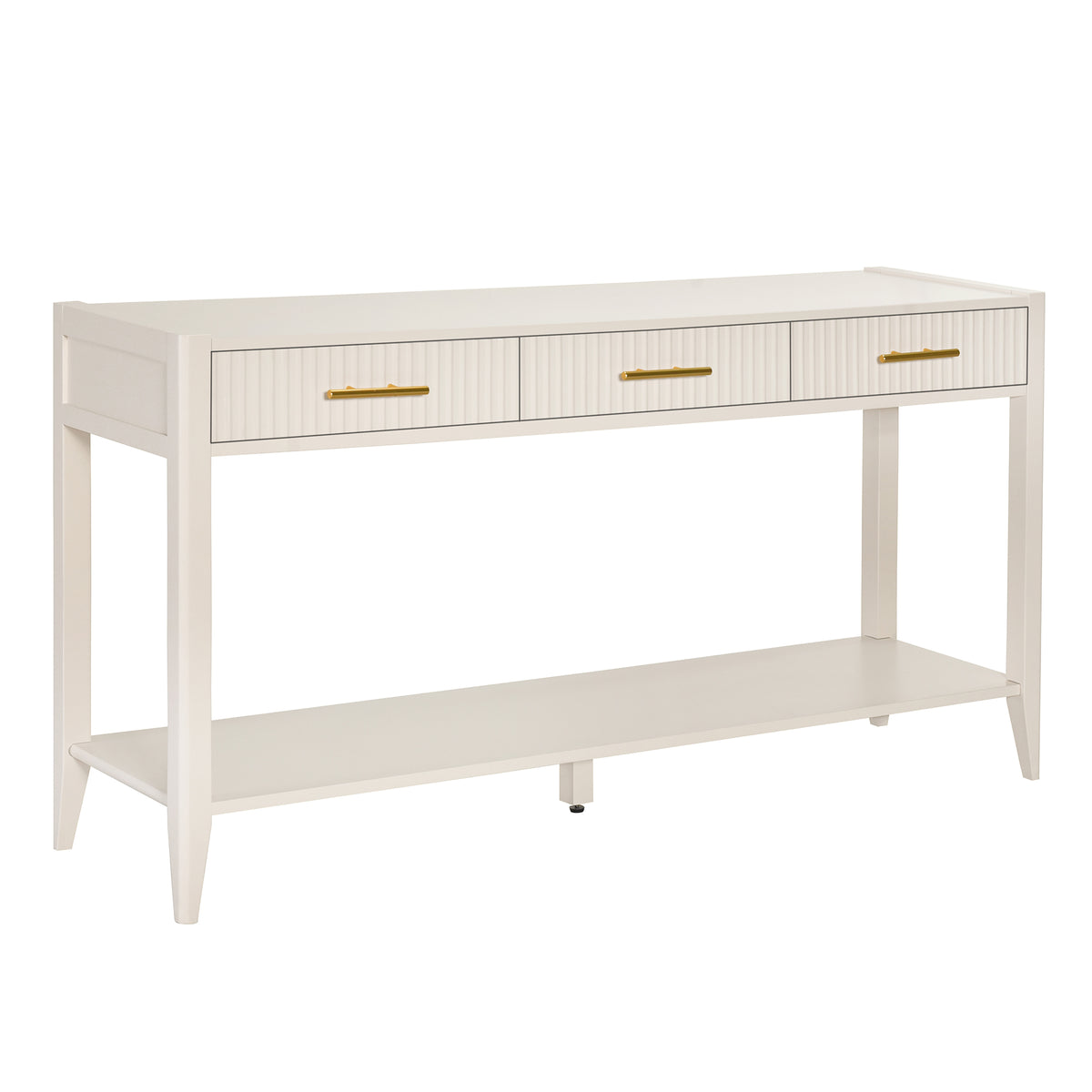 variant-group:rf-n711p190531k|Roomfitters Entryway Console Table with Vertical Stripe Pattern and Long Legs, Storage for Hallway, Beige