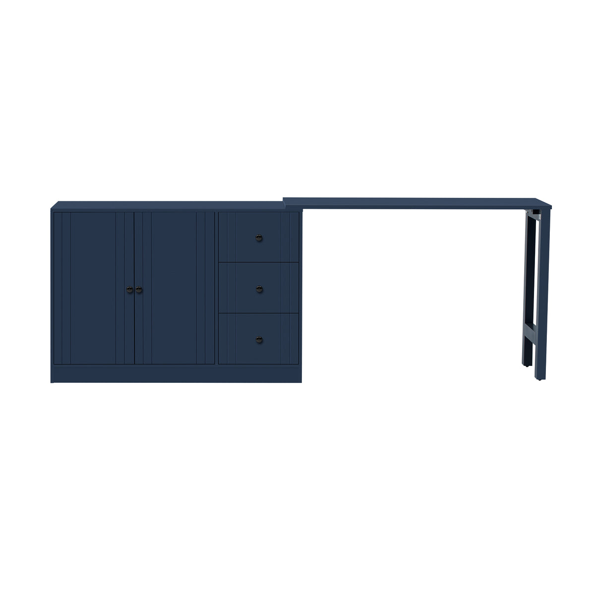 variant-group:rf-n711p334768v|Roomfitters Extendable Sideboard Buffet Cabinet with Storage, Multifunctional Console Table for Dining Room, Navy Blue
